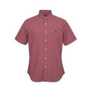 Polo Ralph Lauren Blake Men's Short-Sleeve Button-Down Check Shirt - Red